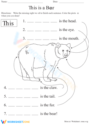 CVCe Words Read, Color, and Write Worksheet