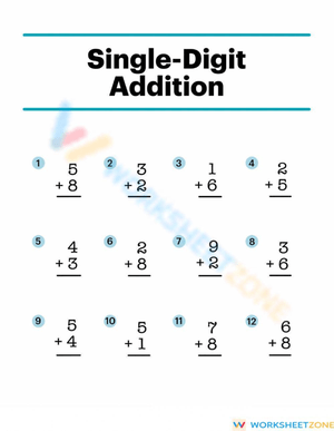 Fun and Easy Single-Digit Addition