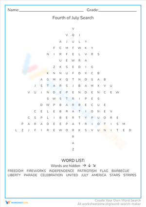 Fourth of July Search