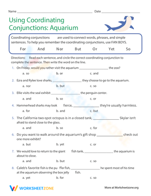 Using Coordinating Conjunctions