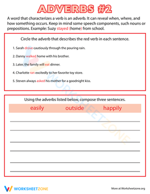 Grammar: Adverbs #2