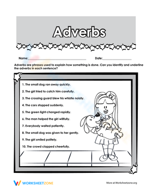 Spot the Adverbs Word Search Challenge