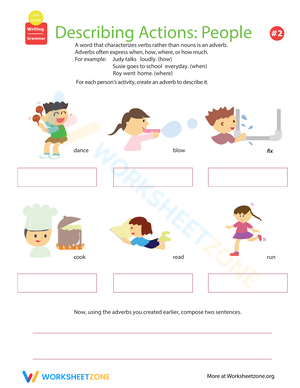 Action Adverbs 2: Grammar Exercises