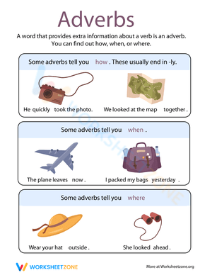 Adverbs Handout: Useful Grammar Resource