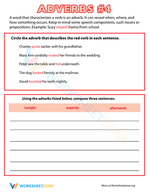 Grammar: Adverbs #4