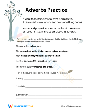 Grammar: Adverbs #3