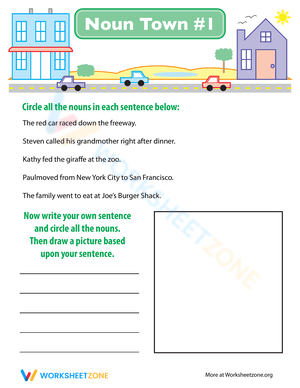 Identifying Nouns in Noun Town