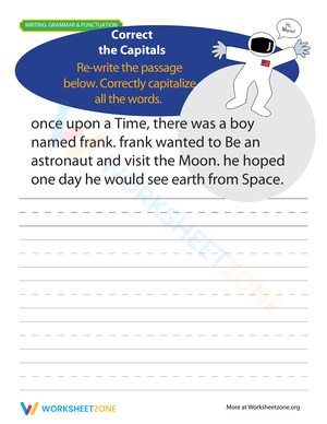 Correct Capitalization: Space Age