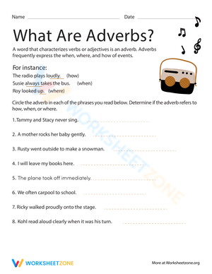 What Are Adverbs?