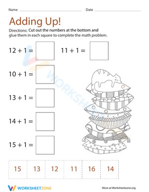 Adding Up Math Worksheet