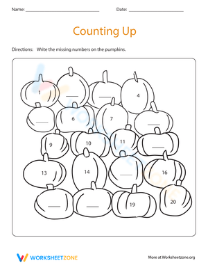 Fun Counting Practice Worksheet