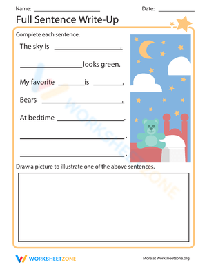 Full Sentence Write-Up