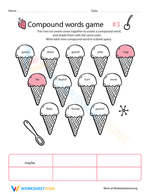 Grip Grammar: Compound Words Practice