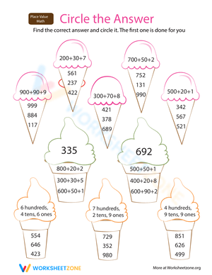 Base 10 Bonanza: Circle the Numbers