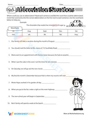 Abbreviation Situations: Practical Usage
