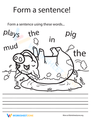 Make a Sentence Worksheet 6