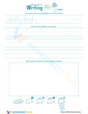 Write a Sentence About a Jellyfish