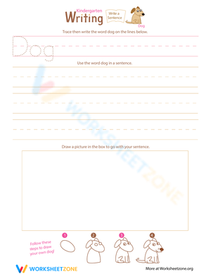 Write a Sentence About a Dog