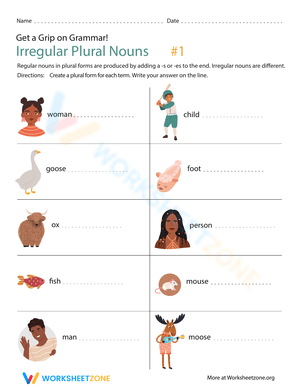 Practice Irregular Plural Nouns