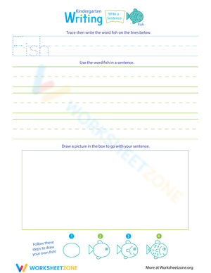 Write a Sentence About a Fish