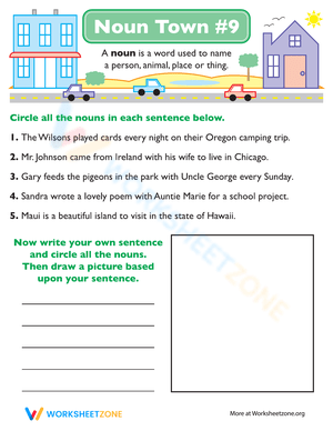 Identify Nouns in Sentences