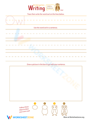 Jump Writing: Write an Owl Sentence
