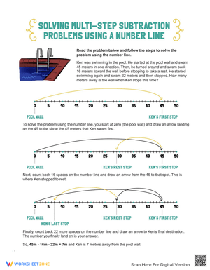 Multi-Step Word Problems Worksheet