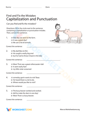 Writing Mechanics Practice Test