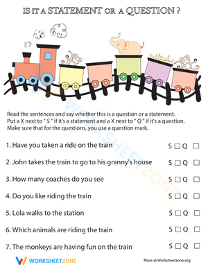 A Question or A Statement?