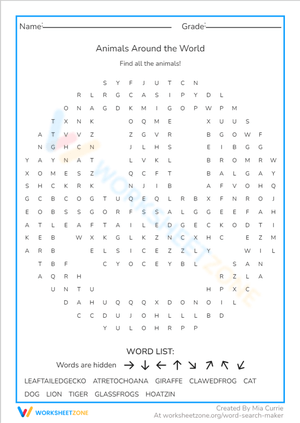 Animals Around the World