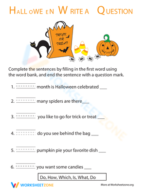 Writing Questions: Halloween
