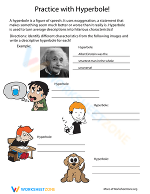 What Is Hyperbole? Worksheet