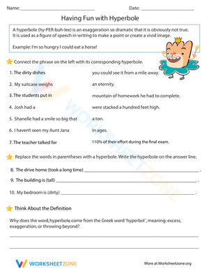 Having Fun with Hyperbole