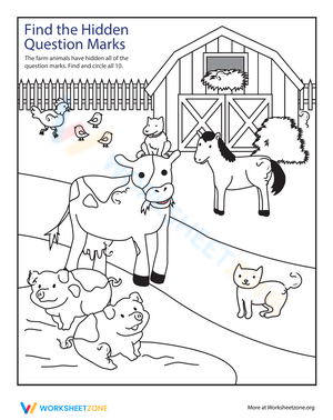 Question Mark Coloring Page