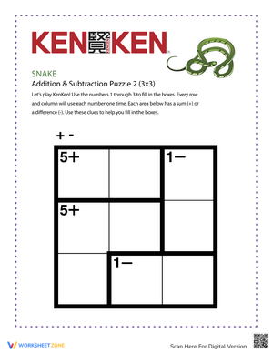 Snake KenKen
