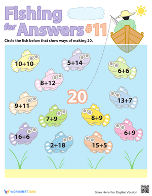 Simple Addition Practice Worksheet