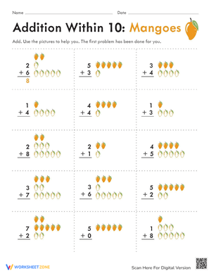 Count 'Em Mango: Engaging Addition Practice