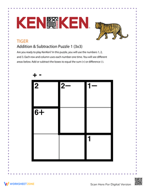 KenKen® Puzzle: Tiger