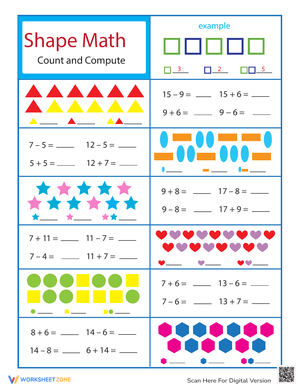 Practice Test: Math Facts to 18