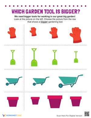 Which Is Bigger: Comparison Worksheet