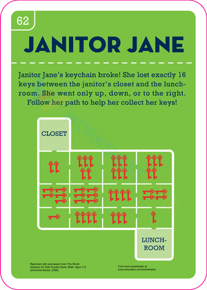 Janitor Jane: A Compound Words Worksheet
