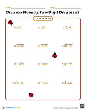 Improve Division Fluency with Two-Digit Divisors