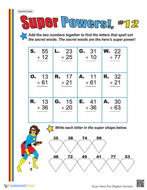 Two-Digit Addition Worksheet