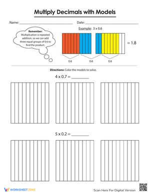 Multiply Decimals with Models: A Visual Approach