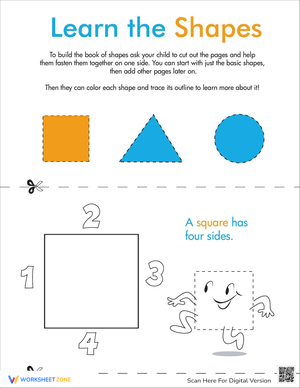 Mini-Book Learning Shapes