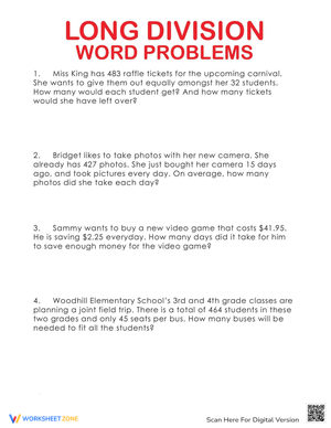 Division and Multiplication Practice