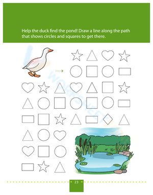 Follow the Circle Square Path Maze