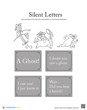 Decoding Words: Silent Letters Worksheet