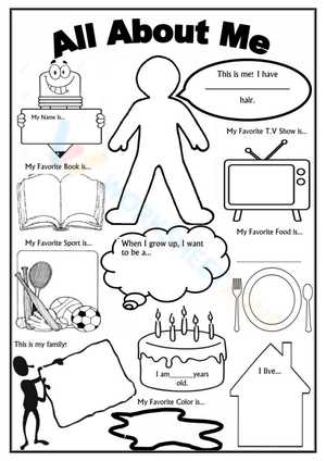 Getting to Know You: All About Me Printable