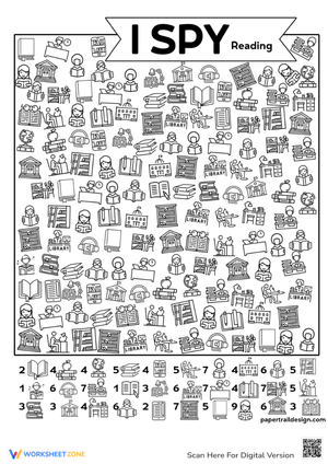 Reading Fun: Back to School I Spy Reading